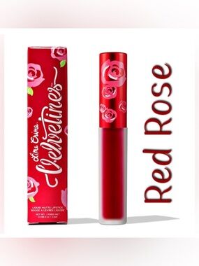 Red Rose | Velvetine Liquid Lip | Lime Crime | Brand New in Box | Authentic